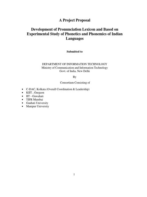 A Project Proposal onCons21 pdf