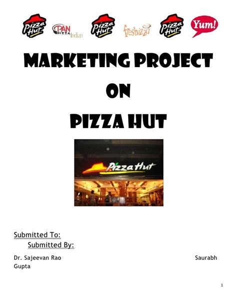 A Project on Pizza Hut