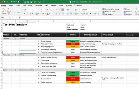 A Proven Test Plan Template for Software Testing (Excel)