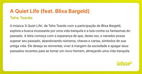 A QUIET LIFE (TRADUÇÃO) - Blixa Bargeld - LETRAS.MUS.BR