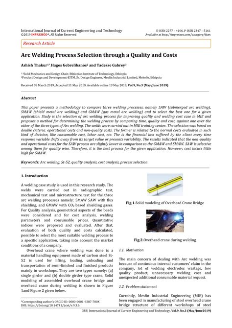 A Quality and Cost Approach for Welding Process Selection doc