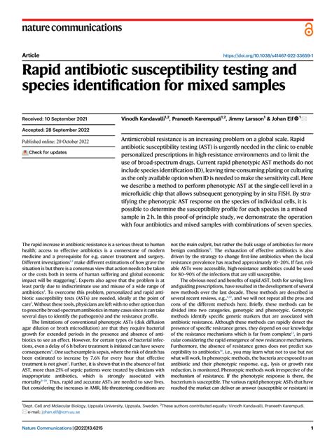 A rapid method for species identification and interspecies ... - raincitystudios.com