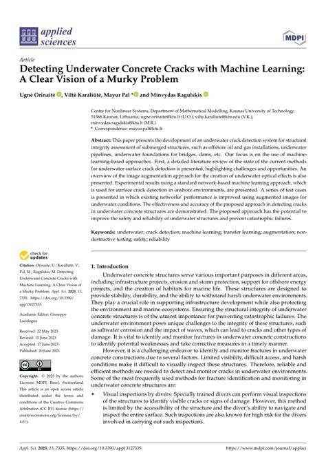 A real-time crack detection approach for underwater concrete structures ... - raincitystudios.com