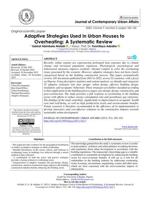 A Review of Adaptation Strategies to Increased Urban … - raincitystudios.com