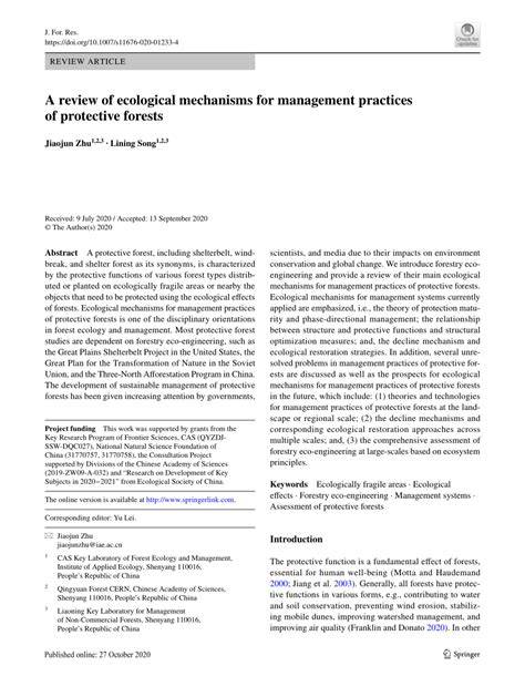A review of ecological mechanisms for management … - raincitystudios.com