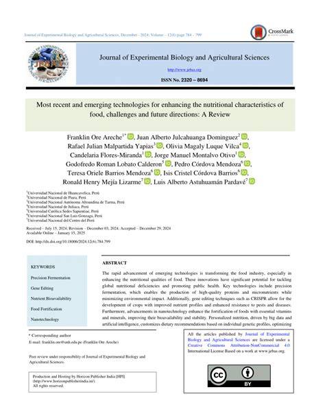 A review of emerging technologies, nutritional … - raincitystudios.com