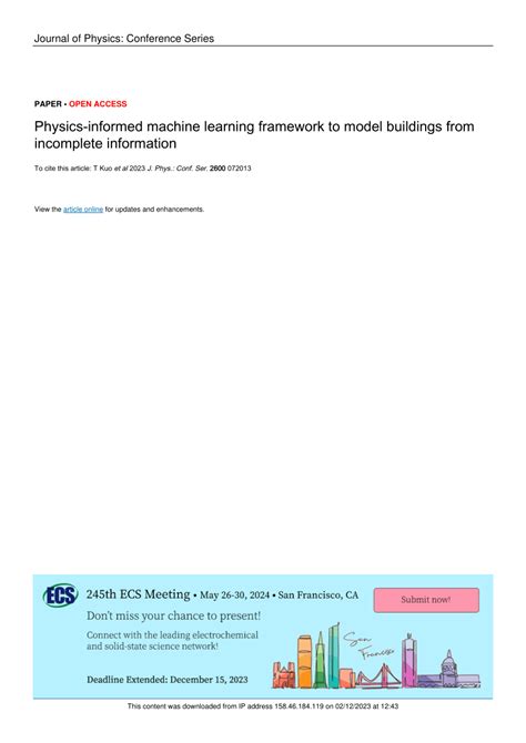 A review of physics-informed machine learning for building energy ... - wintechmobiles.com