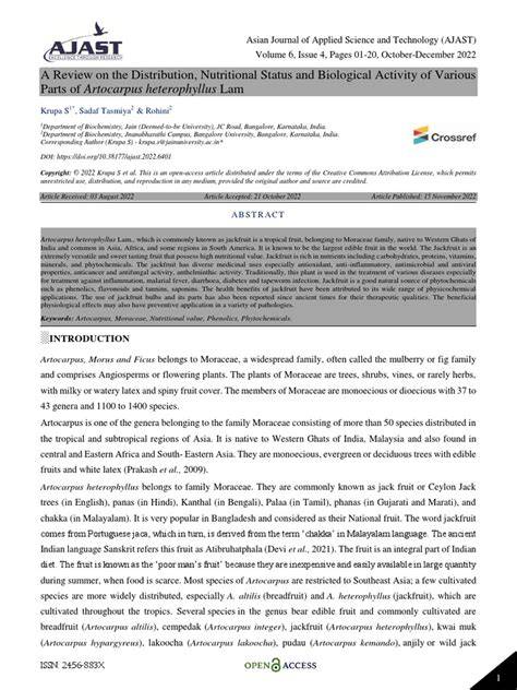 A Review on the Distribution, Nutritional Status and Biological ... - raincitystudios.com