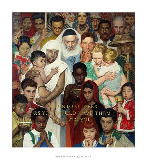 A Rule in Common: Norman Rockwell’s ‘Golden Rule’ - Inspired …