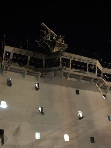 A Russian missile hits a Liberia-flagged ship in Odesa, Ukraine’s main Black Sea port