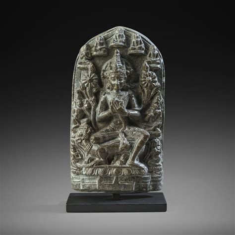 A sandstone standing goddess relief - A & J Speelman … - muktibox.com