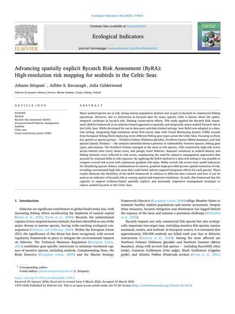 A spatially explicit risk assessment approach: … - raincitystudios.com