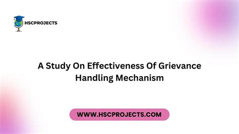 A STUDY ON EFFECTIVENESS OF GRIEVANCE
