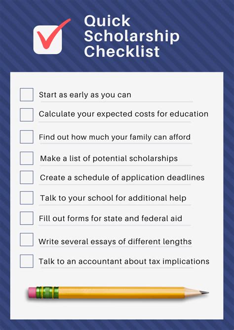 A Scholarship Checklist