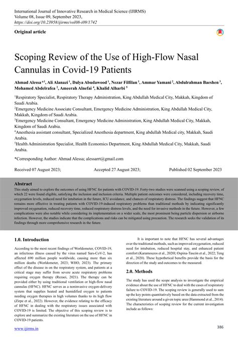 A Scoping Review on COVID