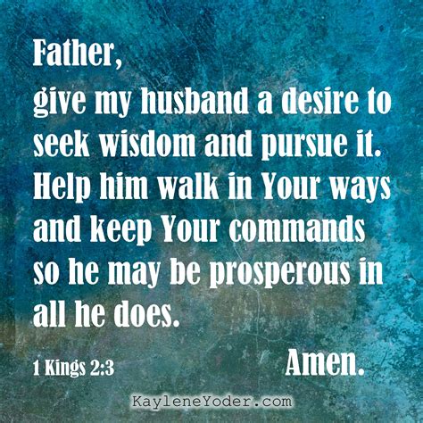 A Scripture Prayer for Your Husband