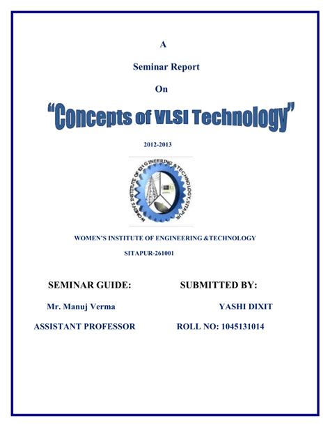 A Seminar Report on Vlsi Floorplanning