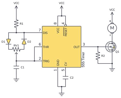 A Simple PWM Circuit Based on the 555 Timer