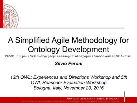 A Simplified Agile Methodology for Ontology Development