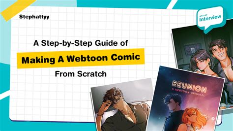 A StepbyStep Guide of Making A Webtoon Comic From Scratch STIVE ASIA