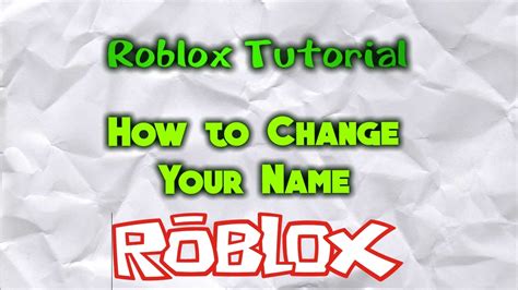 A StepbyStep Guide on Changing Your Name in Roblox IVGHOF