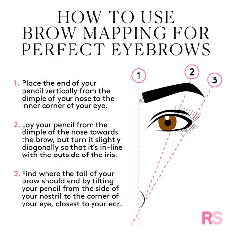 A StepbyStep Guide to Eyebrow Mapping, the Key to Perfect Eyebrows