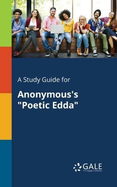 A Study Guide For Anonymouss Poetic Edda