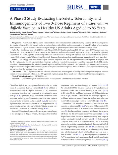 A Study to Evaluate the Efficacy, Safety, and Tolerability of ...