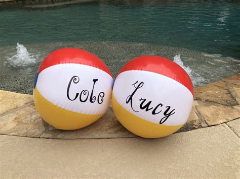 2024 A Stylish Twist to Beach Fun: Monogrammed Beach Balls-marketplaceplus.shop