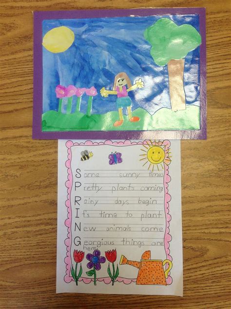A Sunny Day in First Grade Spring Writing!
