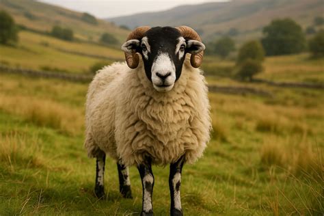 A Swaledale Sheep and