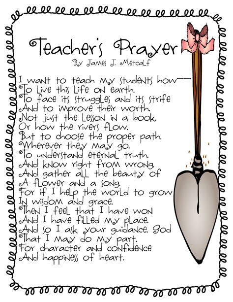 A Teacher Prayer