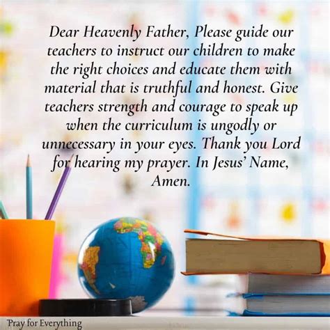 A Teachers Prayer