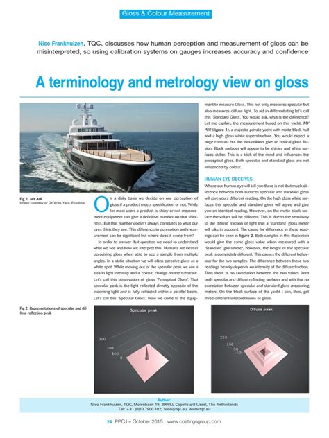 A Terminology and Metrology View on Gloss Ppcj 10 2015