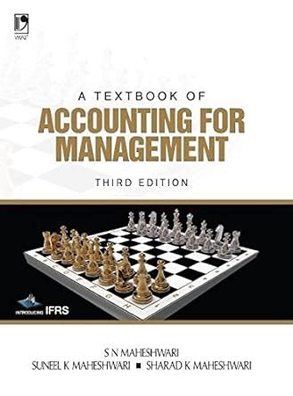 A Textbook Of Accounting For Management 3rd Editionn