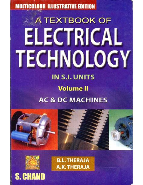 A Textbook of Electrical Technology Vol 2 Theraja p1