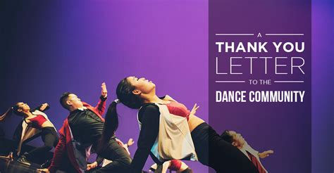 A Thank You Letter To The Dance Community STEEZY Blog