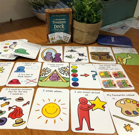 A Therapeutic Treasure Deck of Sentence Completion and Feelings Cards …