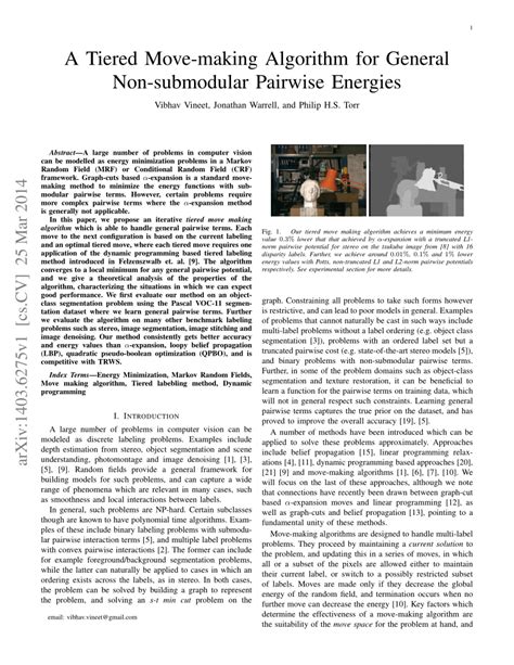 A Tiered Move-making Algorithm for General Non-submodular …