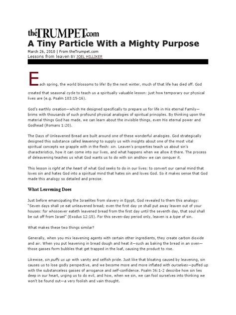 A Tiny Particle With a Mighty Purpose