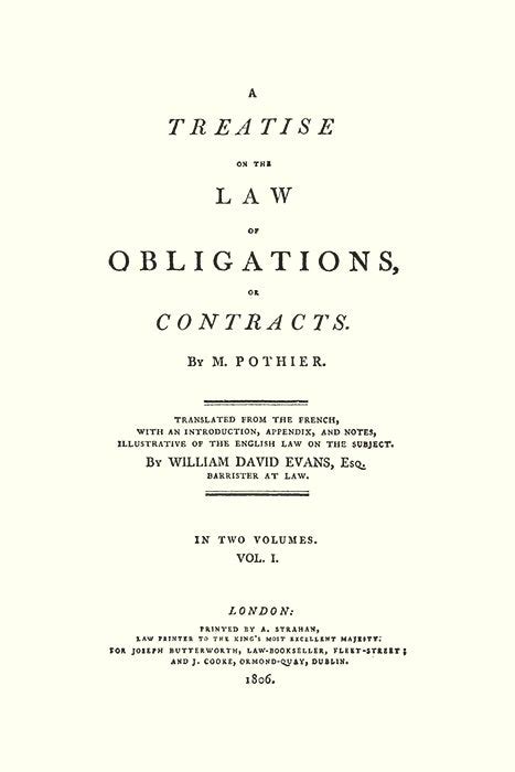 A Treatise on the Law of Obligations Or Contracts pdf