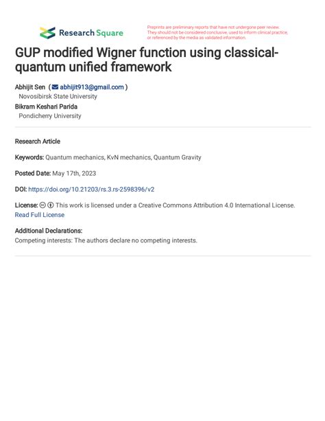 A Unified Framework for Symplectic Wigner Classification