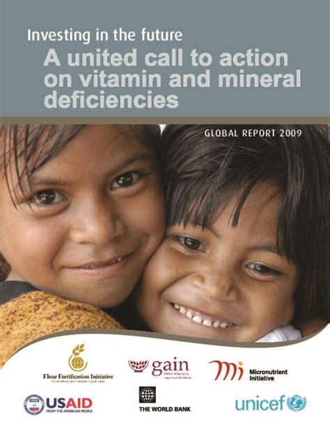 A United Call to Action on Vitamin and Mineral Deficiencies