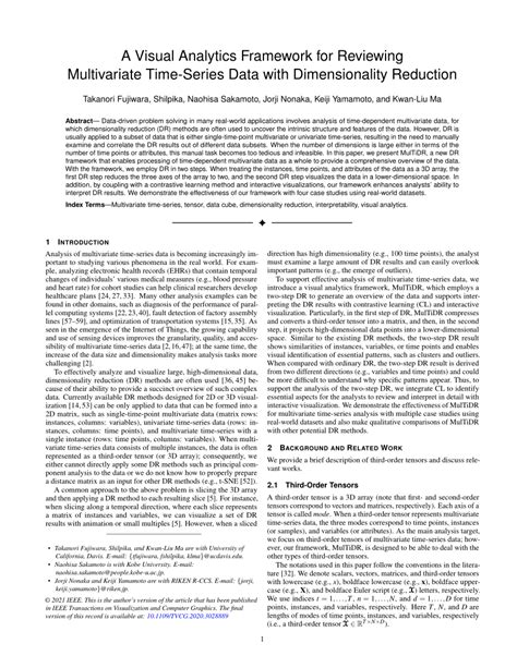 A Visual Analytics Framework for Reviewing Multivariate Time-Series ... - coolestguyplanet.net