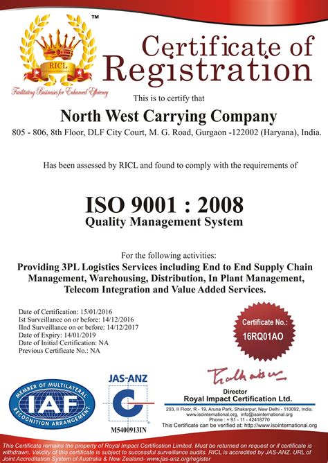 A WORLDWIDE COMPANY ISO 9001:2008