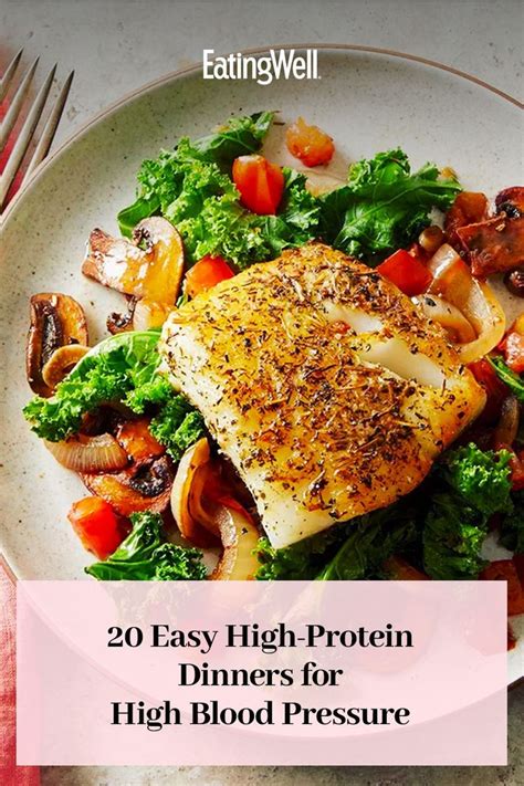 A Week of Easy High-Protein Dinners for High Blood Pressure