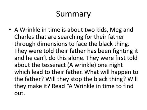 A Wrinkle in Time Chapter 1 Summary & Analysis from LitCharts The