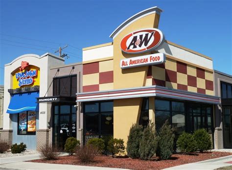 A and w restaurant near me. Since 1919 A&W has been making it possible for you to bring home Root Beer made fresh in our restaurants with real cane sugar, served to you in our famous frosty mug. Our family friendly restaurant near you in Saint Charles, MO has all your favorite American treats like 100% beef Burgers, 100% all white meat Hand-Breaded Chicken Tenders, Coney ... 