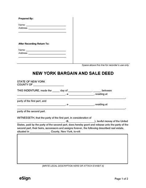 A bargain and sale deed b quitclaim deed c correction