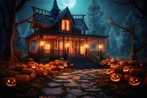 A big and scary haunted house, From the gallery Events Halloween